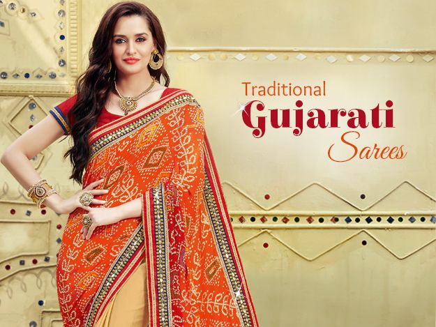 Gujarati Sarees (गुजराती साड़ी) in Modern & Ethnic Look