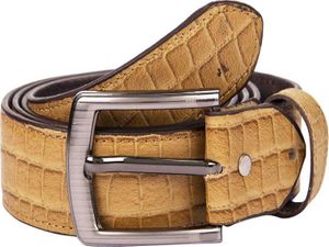 Men Casual Gold Genuine Leather Belt