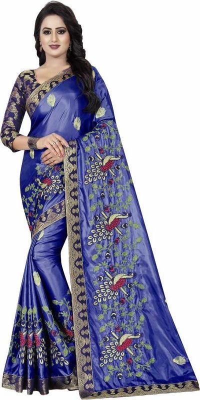 Multicolor Zari Woven Art Silk Saree 4674SR01