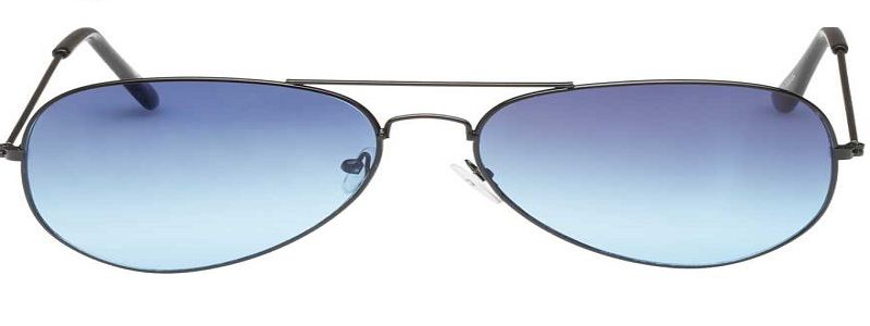 UV Protection Aviator Sunglasses (Free Size)  (Blue)