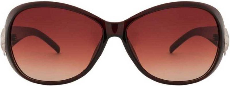 UV Protection Butterfly Sunglasses (Free Size)  (Brown)